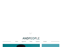 Tablet Screenshot of andpeople.com